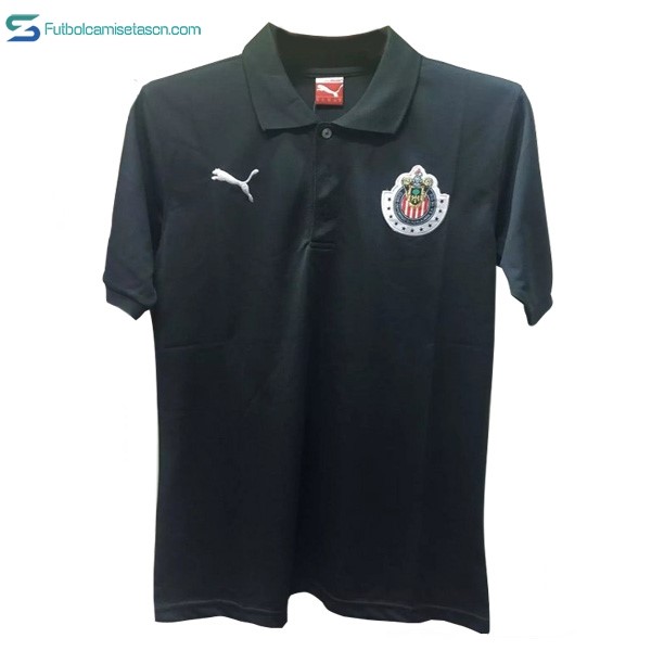 Polo CD Guadalajara 2017/18 Negro